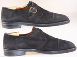 Steeple Gate Suede Monk Strap Shoes